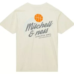 Mitchell & Ness T-Shirts & Tops-Branded M&N Graphic Pocket Tee