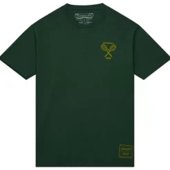 Mitchell & Ness T-Shirts & Tops-Branded M&N Gt Graphic Racquet Tee