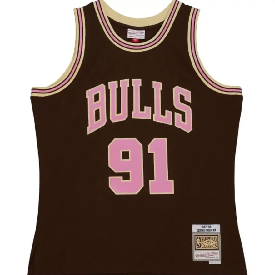 Mitchell & Ness Nba Swingman-Brown Sugar Bacon Swingman Jersey Chicago Bulls 1997-98 Dennis Rodman