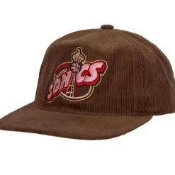 Mitchell & Ness Snapback-Bsb Cord Deadstock Snapback Hwc Seattle Supersonics