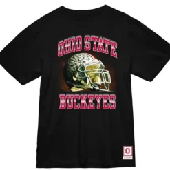 Mitchell & Ness T-Shirts & Tops-Buckeye Football Tee Ohio State