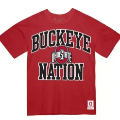 Mitchell & Ness T-Shirts & Tops-Buckeye Nation Tee Ohio State