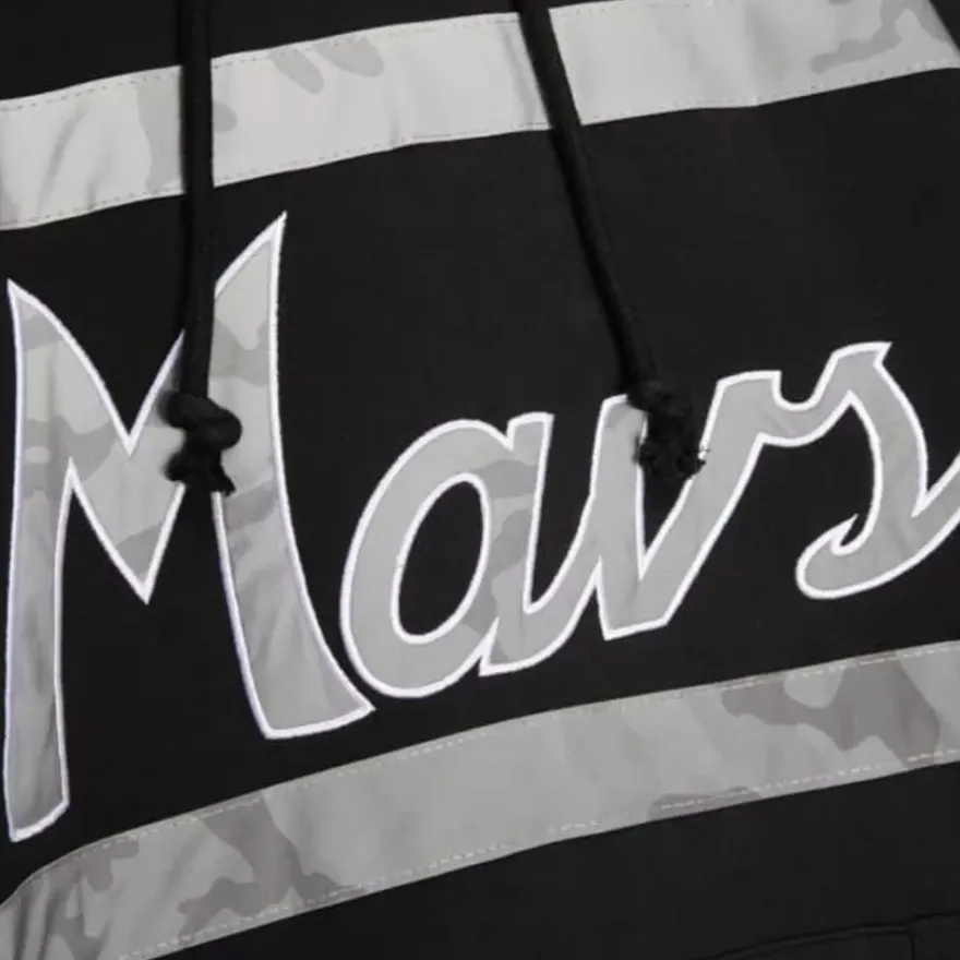 Mitchell & Ness Hoodies & Sweatshirts-Camo Reflective Head Coach Hoodie Dallas Mavericks