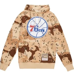 Mitchell & Ness Hoodies & Sweatshirts-Camo Reflective Hoodie Philadelphia 76Ers