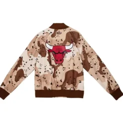 Mitchell & Ness Jackets & Outerwear-Camo Reflective Jacket Chicago Bulls