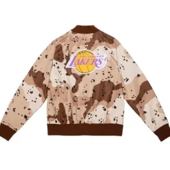 Mitchell & Ness Jackets & Outerwear-Camo Reflective Jacket Los Angeles Lakers
