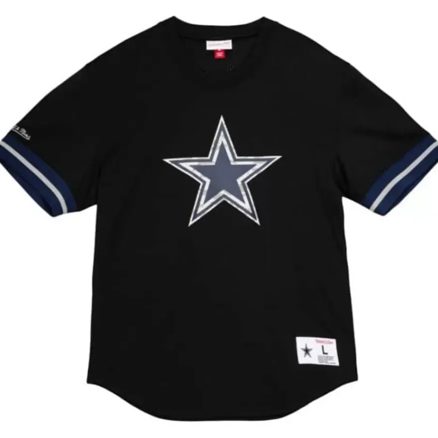 Mitchell & Ness Hoodies & Sweatshirts-Camo Reflective Mesh Crewneck Dallas Cowboys