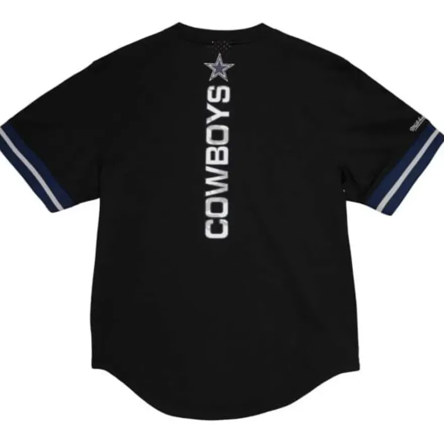 Mitchell & Ness Hoodies & Sweatshirts-Camo Reflective Mesh Crewneck Dallas Cowboys