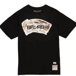 Mitchell & Ness T-Shirts & Tops-Camo Reflective Ss Tee San Antonio Spurs
