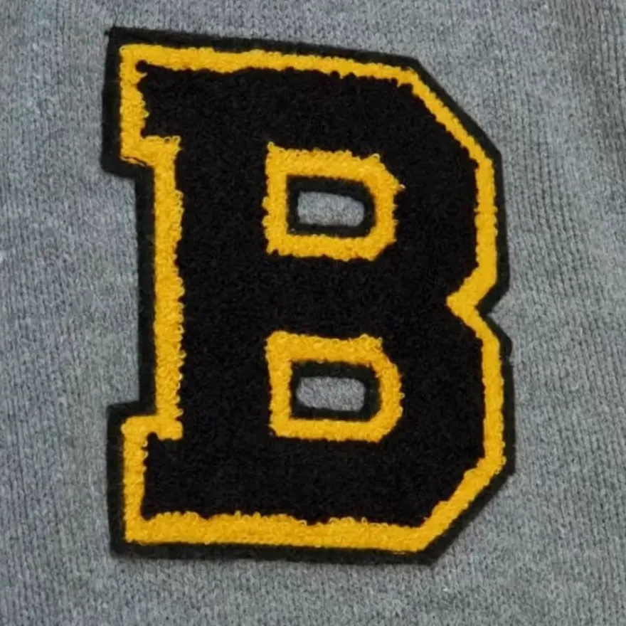 Mitchell & Ness Hoodies & Sweatshirts-Cardigan Sweater Boston Bruins