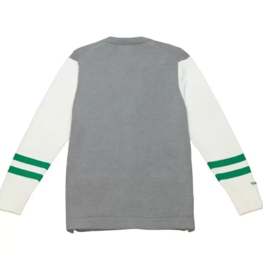 Mitchell & Ness Hoodies & Sweatshirts-Cardigan Sweater Boston Celtics