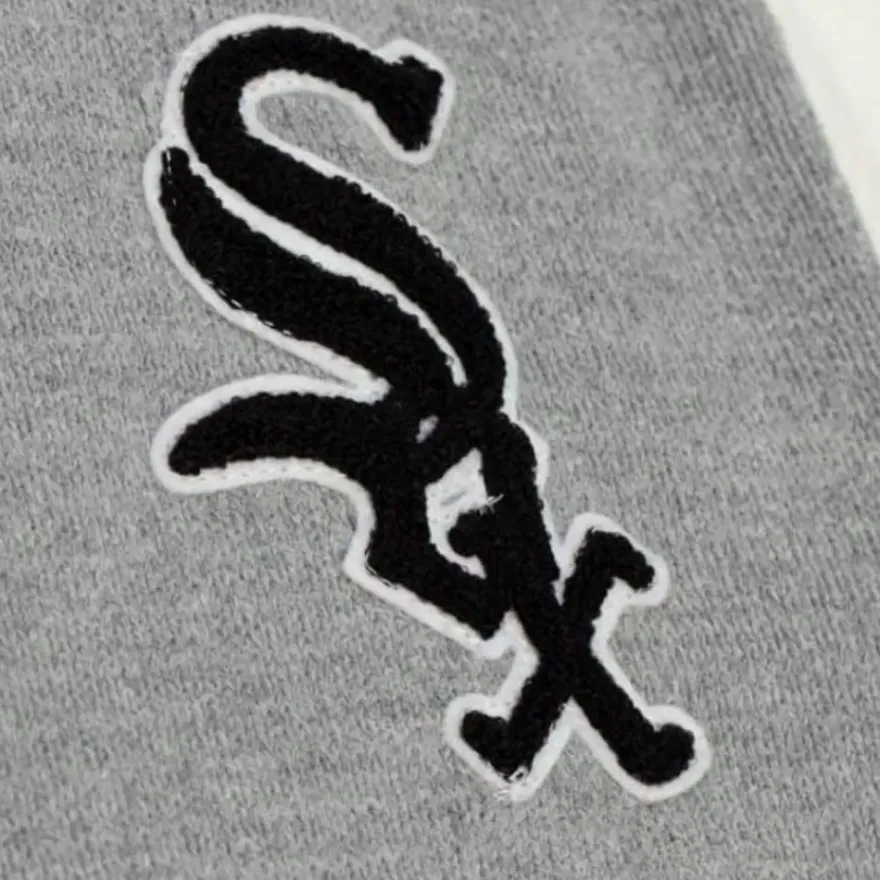 Mitchell & Ness Hoodies & Sweatshirts-Cardigan Sweater Chicago White Sox