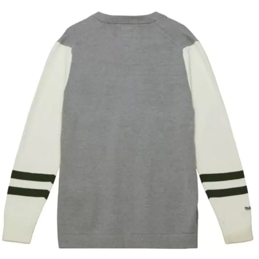 Mitchell & Ness Hoodies & Sweatshirts-Cardigan Sweater Green Bay Packers
