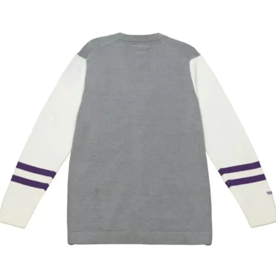 Mitchell & Ness Hoodies & Sweatshirts-Cardigan Sweater Los Angeles Lakers