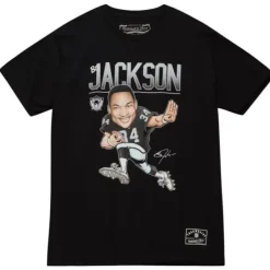 Mitchell & Ness T-Shirts & Tops-Caricatures Tee Los Angeles Raiders Bo Jackson