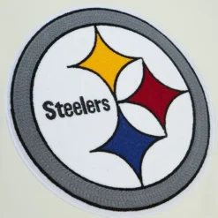 Mitchell & Ness Hoodies & Sweatshirts-Chainstitch Heavyweight Hoodie Retro Pittsburgh Steelers