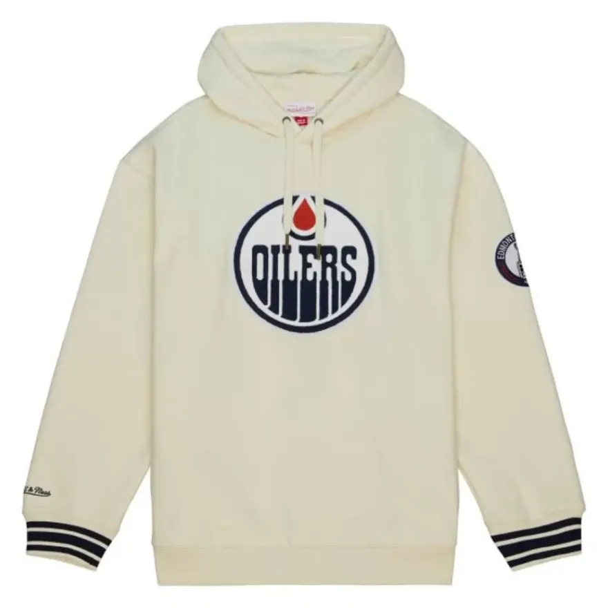 Mitchell & Ness Hoodies & Sweatshirts-Chainstitch Heavyweight Hoodie Current Edmonton Oilers