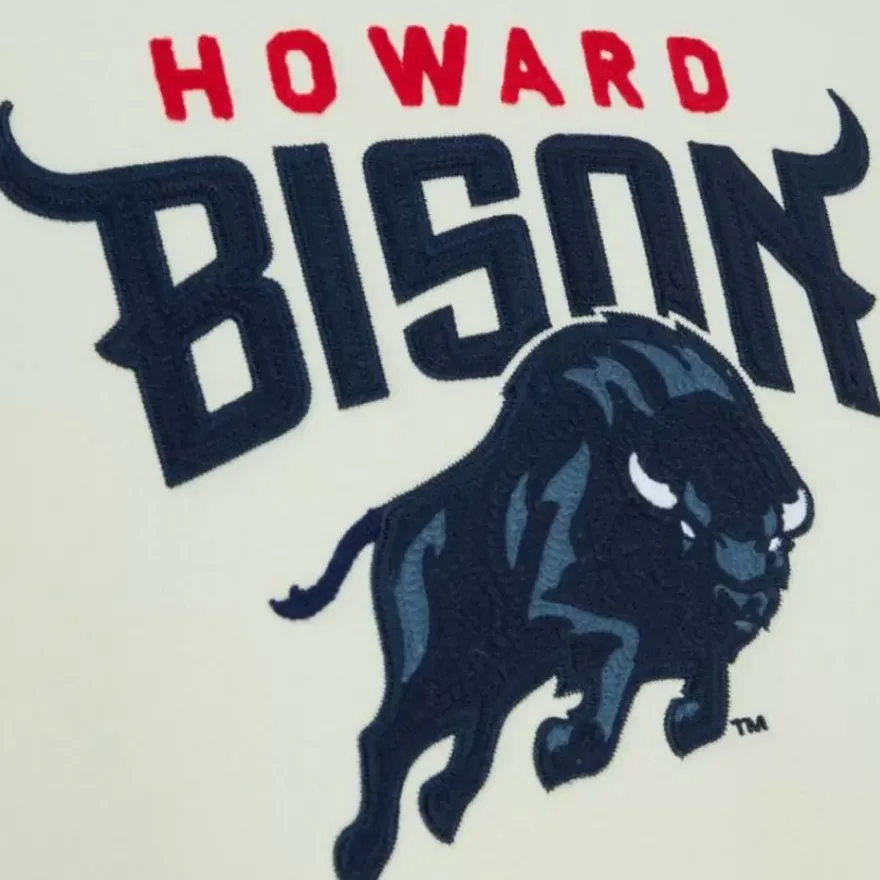 Mitchell & Ness Hoodies & Sweatshirts-Chainstitch Heavyweight Hoodie Current Howard University