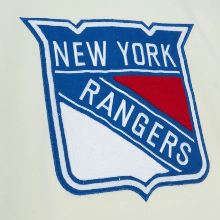Mitchell & Ness Hoodies & Sweatshirts-Chainstitch Heavyweight Hoodie Current New York Rangers