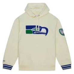 Mitchell & Ness Hoodies & Sweatshirts-Chainstitch Heavyweight Hoodie Retro Seattle Seahawks