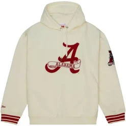Mitchell & Ness Hoodies & Sweatshirts-Chainstitch Heavyweight Hoodie Retro University Of Alabama