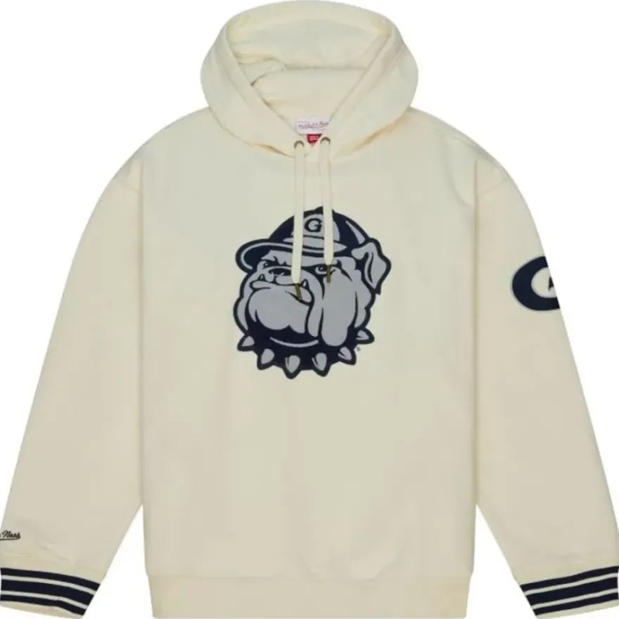 Mitchell & Ness Hoodies & Sweatshirts-Chainstitch Heavyweight Hoodie Retro Georgetown University