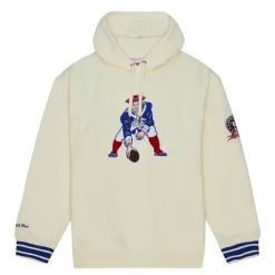 Mitchell & Ness Hoodies & Sweatshirts-Chainstitch Heavyweight Hoodie Retro New England Patriots