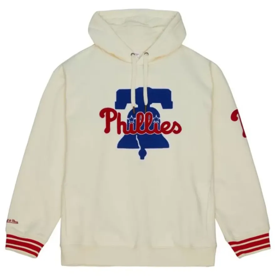 Mitchell & Ness Hoodies & Sweatshirts-Chainstitch Heavyweight Hoodie Current Philadelphia Phillies