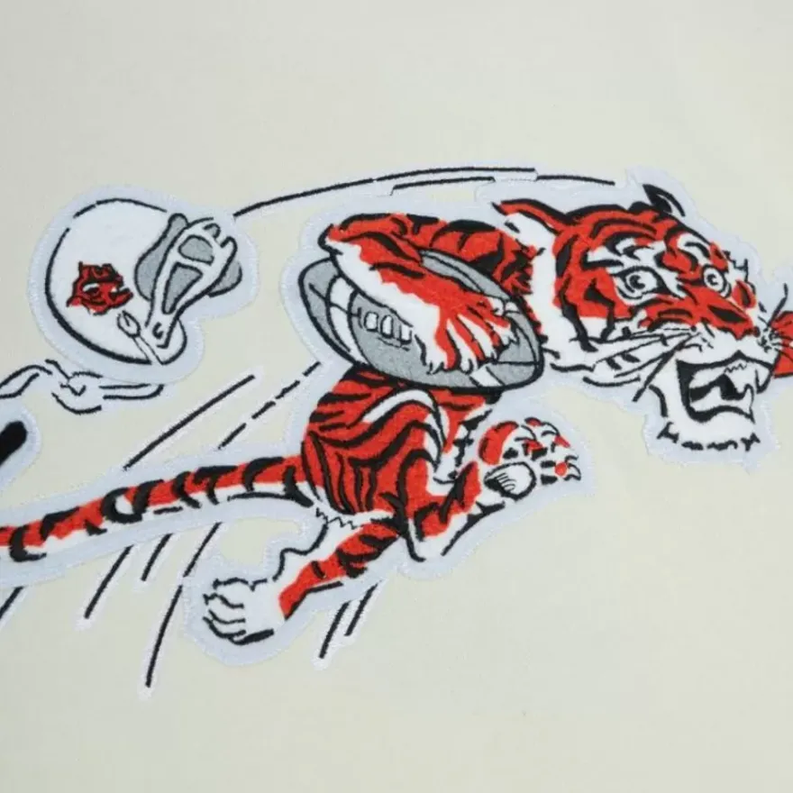 Mitchell & Ness Hoodies & Sweatshirts-Chainstitch Heavyweight Hoodie Retro Cincinnati Bengals