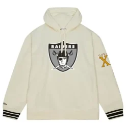 Mitchell & Ness Hoodies & Sweatshirts-Chainstitch Heavyweight Hoodie Retro Oakland Raiders