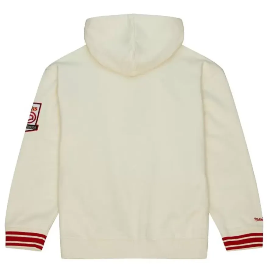 Mitchell & Ness Hoodies & Sweatshirts-Chainstitch Heavyweight Hoodie Retro Atlanta Hawks