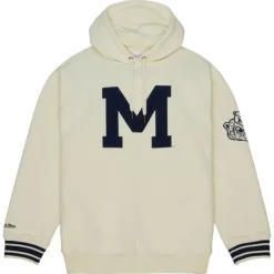Mitchell & Ness Hoodies & Sweatshirts-Chainstitch Heavyweight Hoodie Retro University Of Michigan