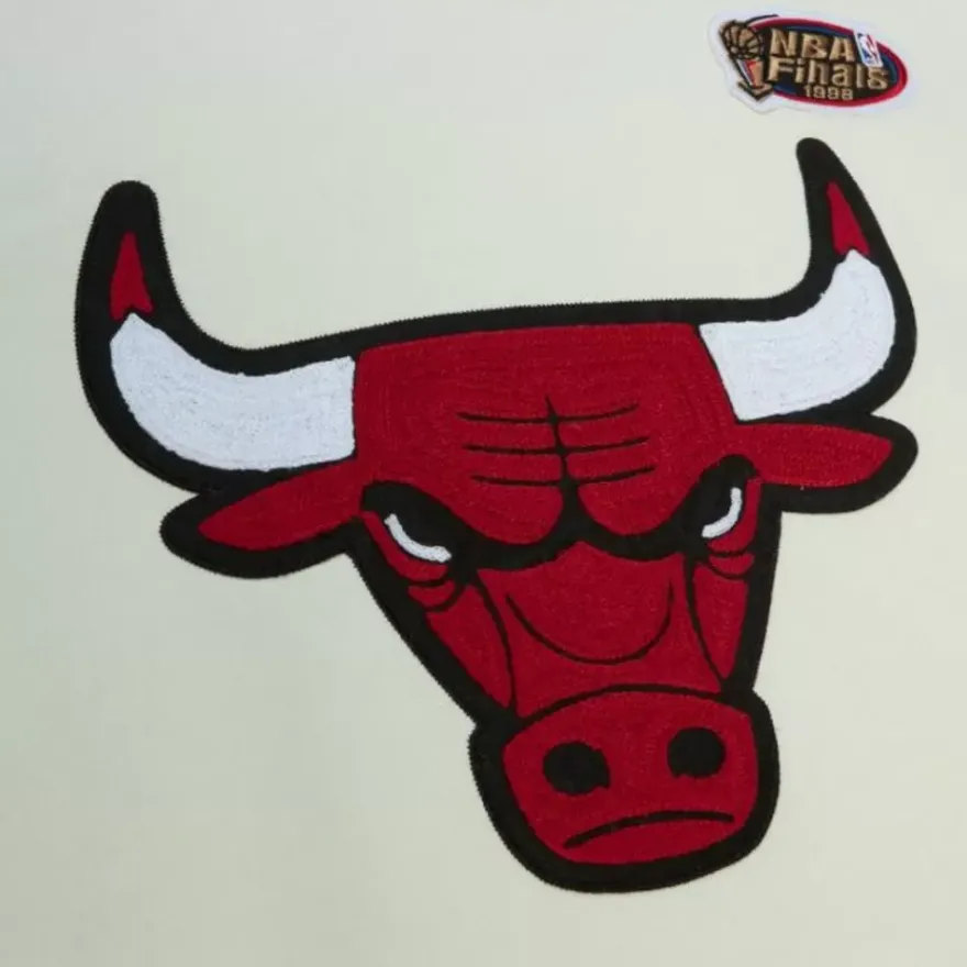 Mitchell & Ness Hoodies & Sweatshirts-Chainstitch Heavyweight Hoodie Retro Chicago Bulls