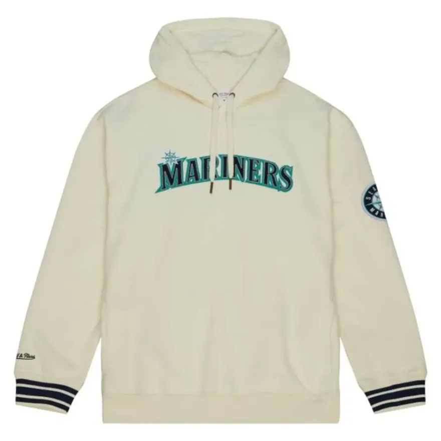 Mitchell & Ness Hoodies & Sweatshirts-Chainstitch Heavyweight Hoodie Current Seattle Mariners