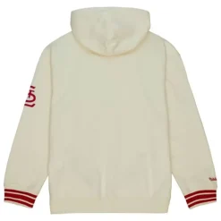 Mitchell & Ness Hoodies & Sweatshirts-Chainstitch Heavyweight Hoodie Retro St. Louis Cardinals