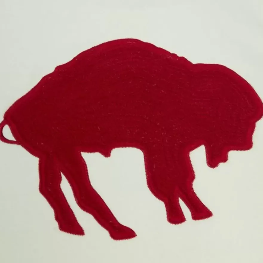 Mitchell & Ness Hoodies & Sweatshirts-Chainstitch Heavyweight Hoodie Retro Buffalo Bills