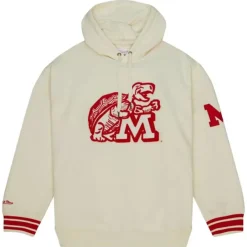 Mitchell & Ness Hoodies & Sweatshirts-Chainstitch Heavyweight Hoodie Retro University Of Maryland