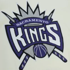Mitchell & Ness Hoodies & Sweatshirts-Chainstitch Heavyweight Hoodie Retro Sacramento Kings