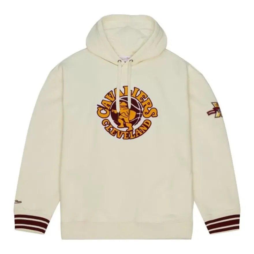 Mitchell & Ness Hoodies & Sweatshirts-Chainstitch Heavyweight Hoodie Retro Cleveland Cavaliers