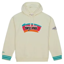 Mitchell & Ness Hoodies & Sweatshirts-Chainstitch Heavyweight Hoodie Retro San Antonio Spurs