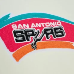 Mitchell & Ness Hoodies & Sweatshirts-Chainstitch Heavyweight Hoodie Retro San Antonio Spurs