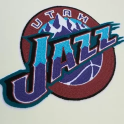 Mitchell & Ness Hoodies & Sweatshirts-Chainstitch Heavyweight Hoodie Retro Utah Jazz