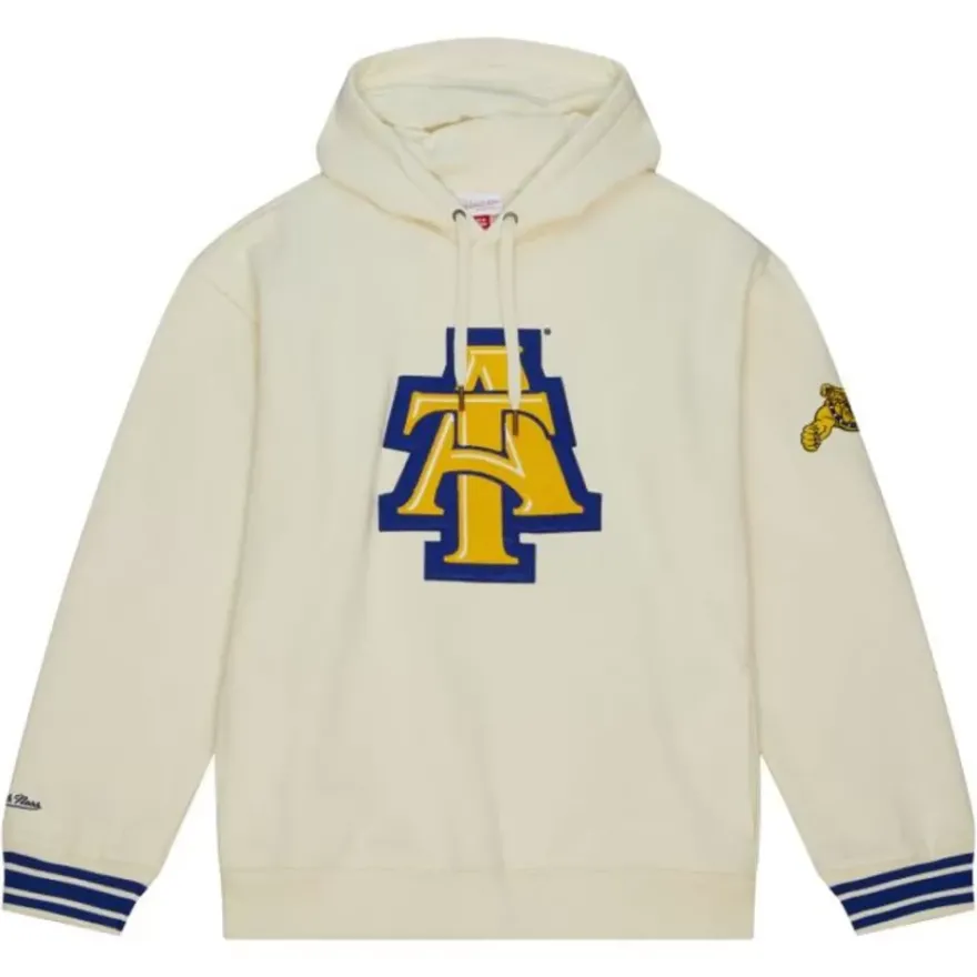 Mitchell & Ness Hoodies & Sweatshirts-Chainstitch Heavyweight Hoodie Current North Carolina A&T University