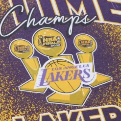 Mitchell & Ness T-Shirts & Tops-Champ City Sublimated Ss Tee Los Angeles Lakers