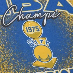 Mitchell & Ness T-Shirts & Tops-Champ City Sublimated Ss Tee Golden State Warriors