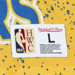 Mitchell & Ness T-Shirts & Tops-Champ City Sublimated Ss Tee Golden State Warriors