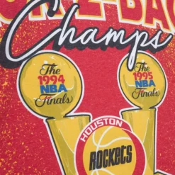 Mitchell & Ness T-Shirts & Tops-Champ City Sublimated Ss Tee Houston Rockets