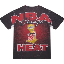 Mitchell & Ness T-Shirts & Tops-Champ City Sublimated Ss Tee Miami Heat