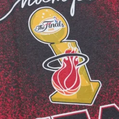 Mitchell & Ness T-Shirts & Tops-Champ City Sublimated Ss Tee Miami Heat