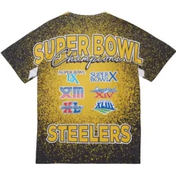 Mitchell & Ness T-Shirts & Tops-Champ City Sublimated Ss Tee Pittsburgh Steelers